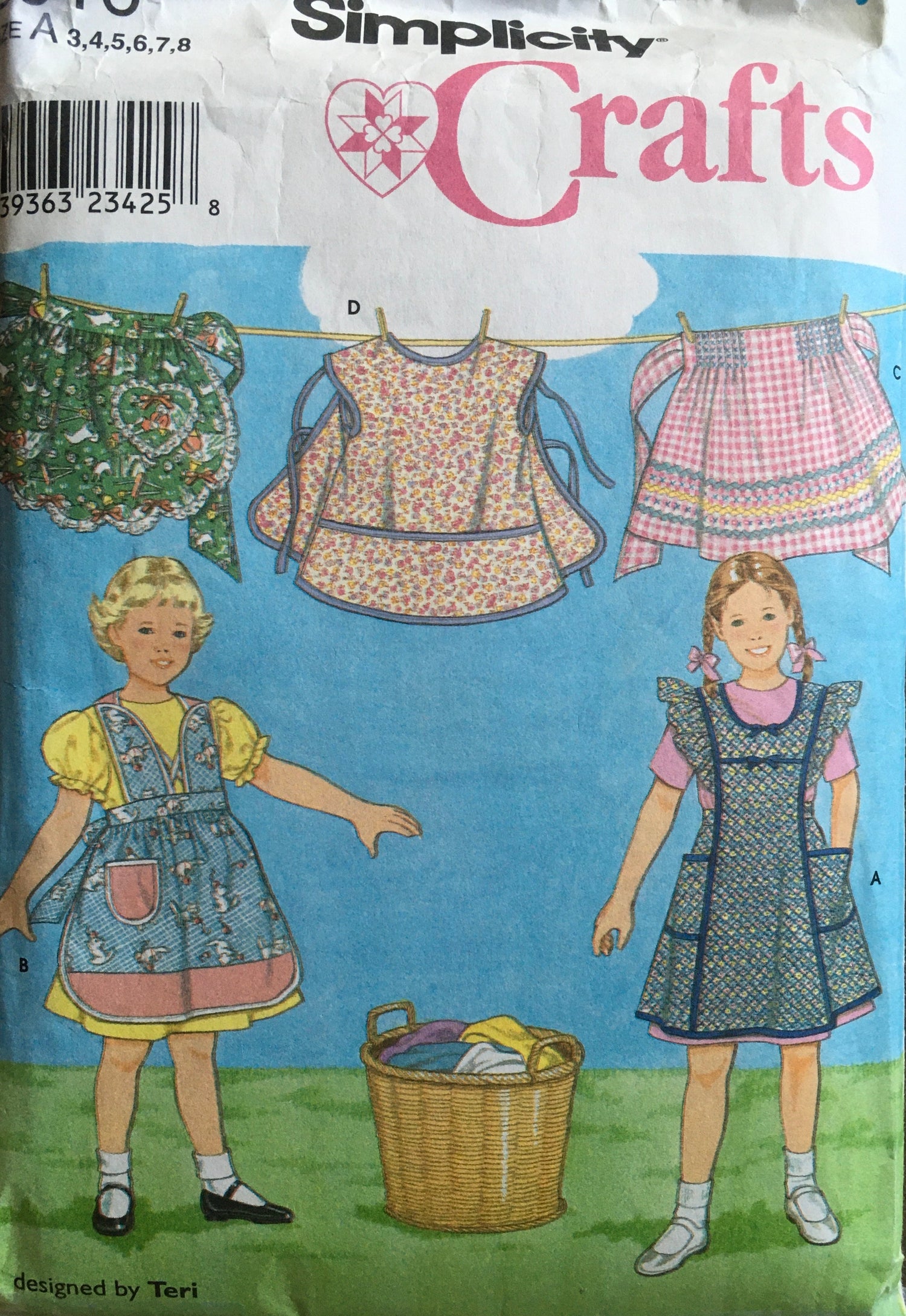 Simplicity 8916 Sewing Pattern (Vintage) CUT