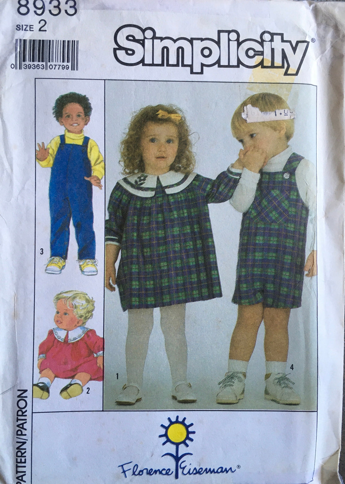 Simplicity 8933 Sewing Pattern (Vintage) UNCUT