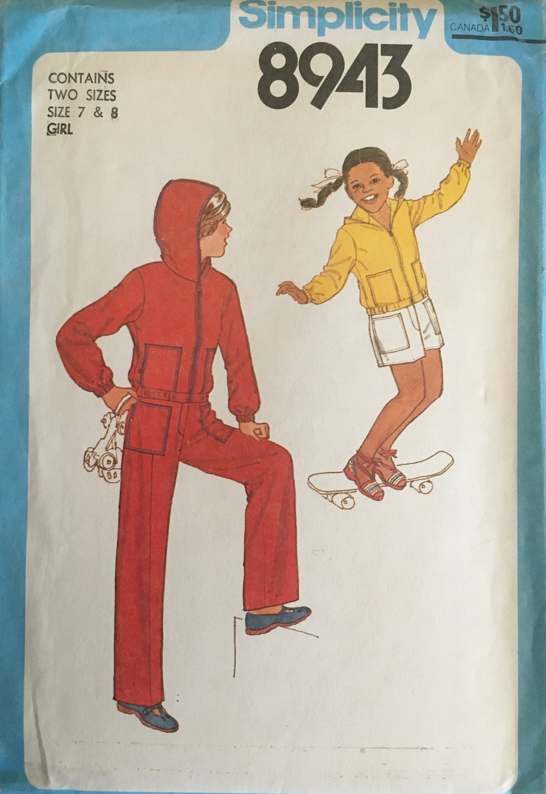 Simplicity 8943 Sewing Pattern (Vintage) UNCUT
