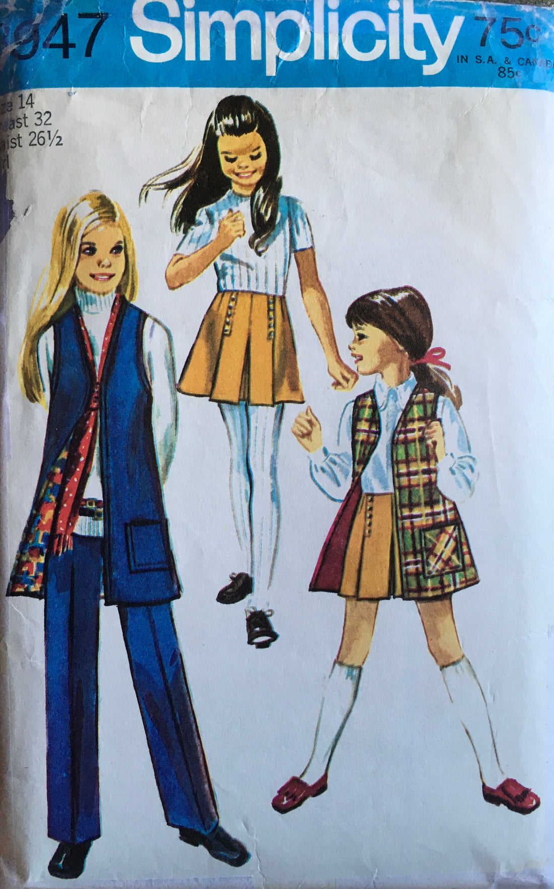 Simplicity 8947 Sewing Pattern (Vintage) CUT