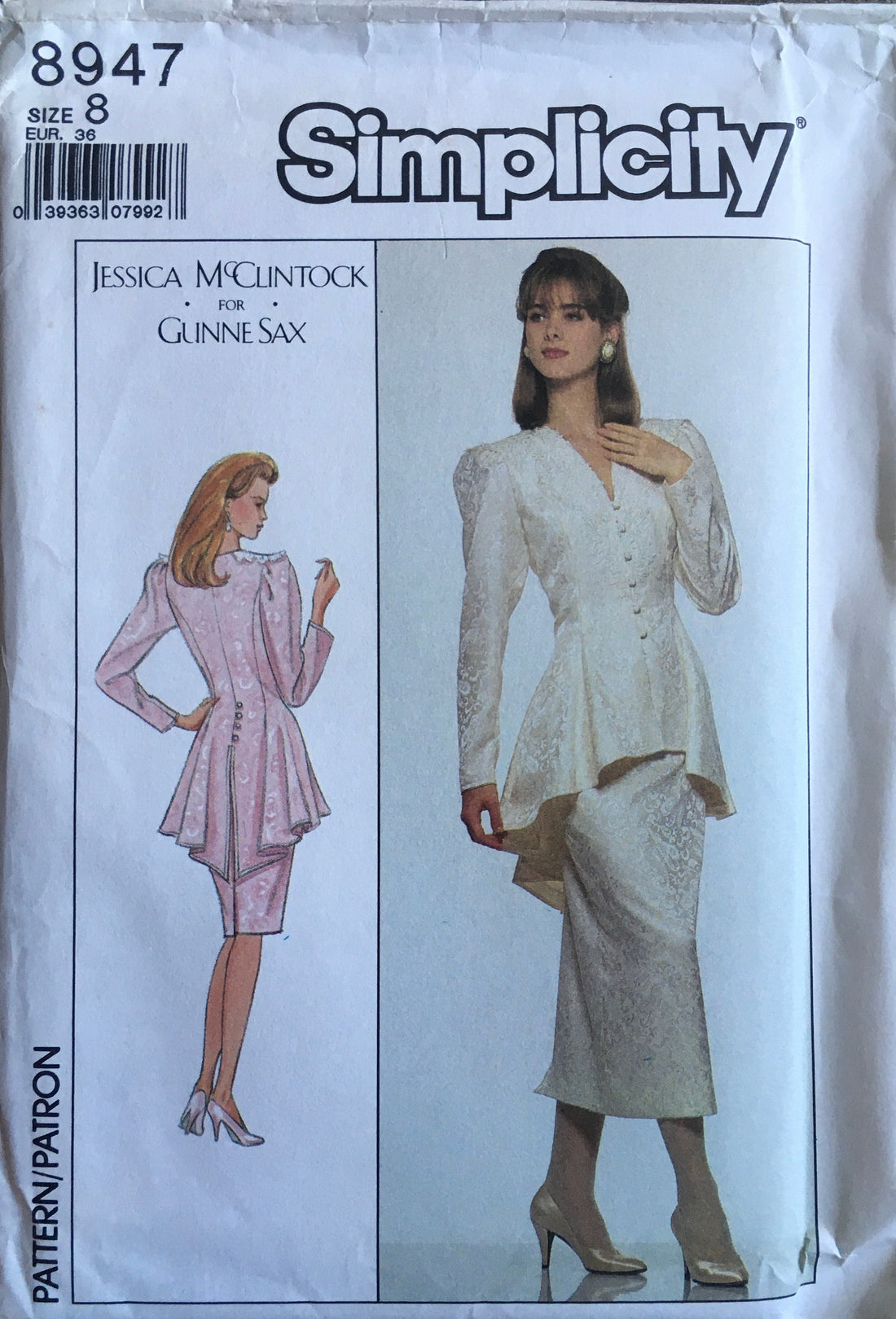 Simplicity 8947 Sewing Pattern (Vintage) UNCUT