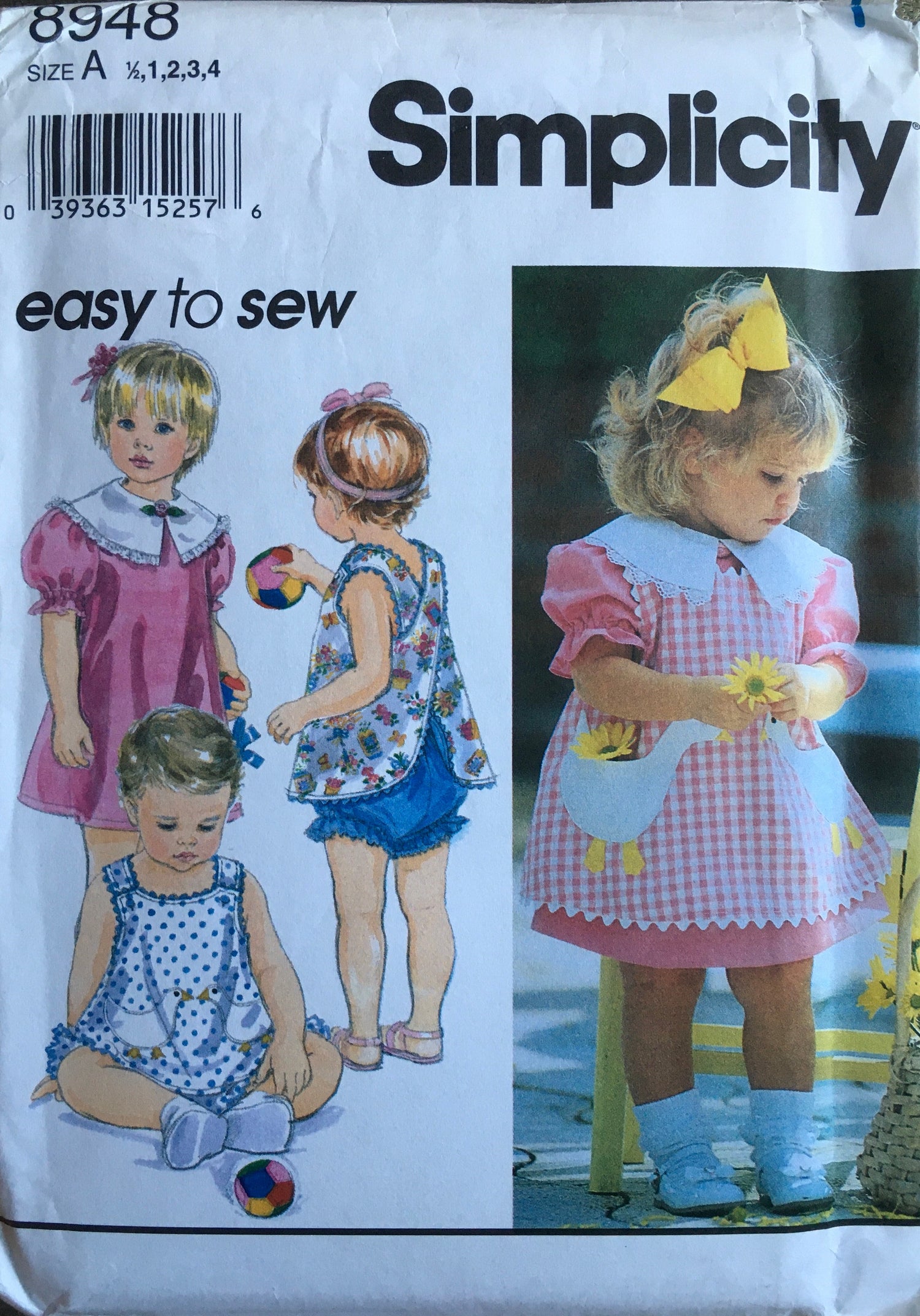 Simplicity 8948 Sewing Pattern (Vintage) UNCUT/CUT