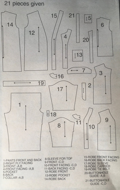 Simplicity 8968 Sewing Pattern (Vintage) CUT
