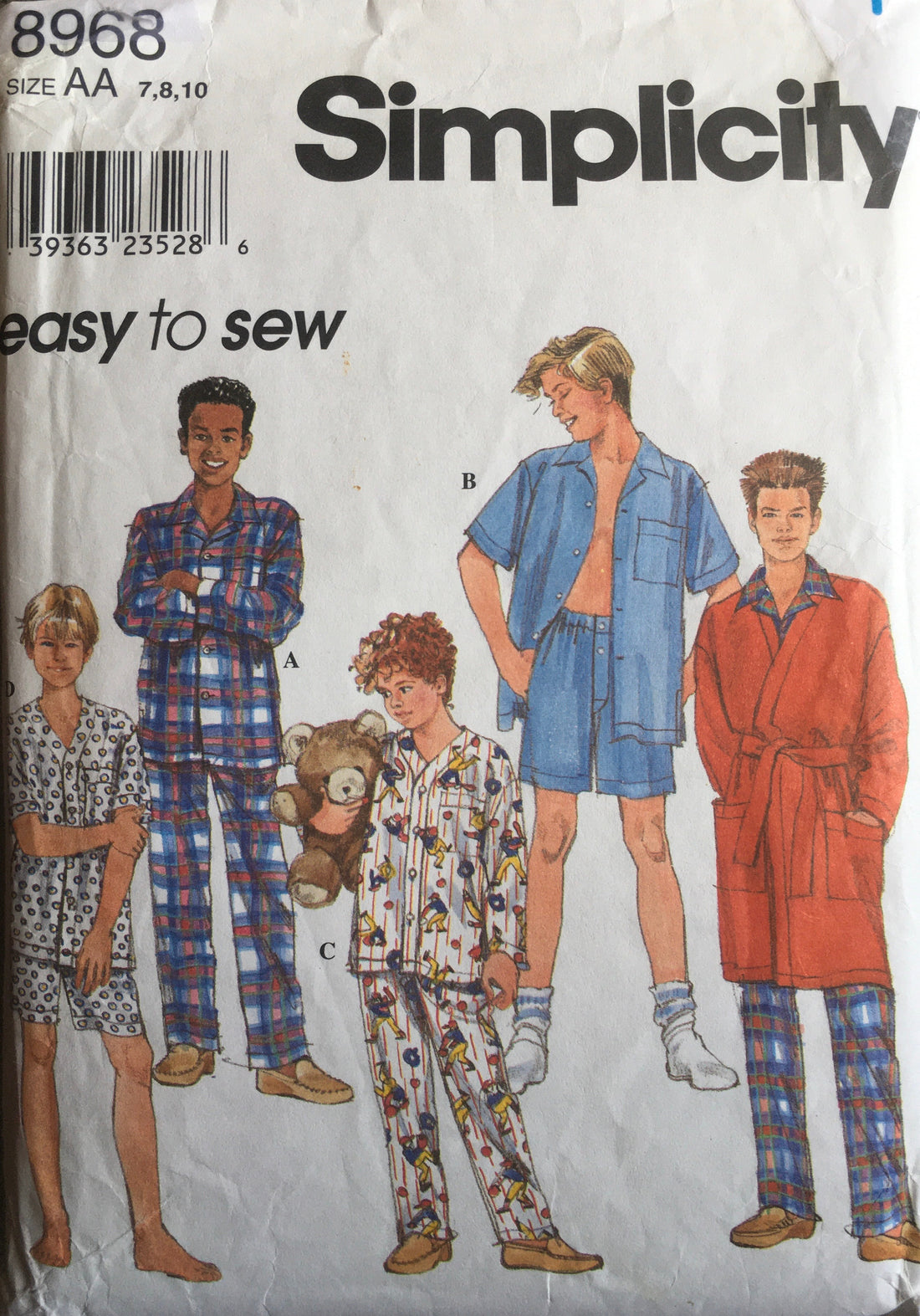 Simplicity 8968 Sewing Pattern (Vintage) CUT