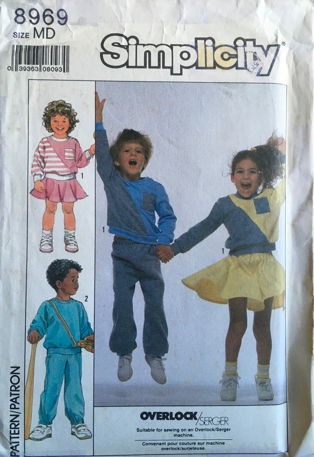 Simplicity 8969 Sewing Pattern (Vintage) CUT