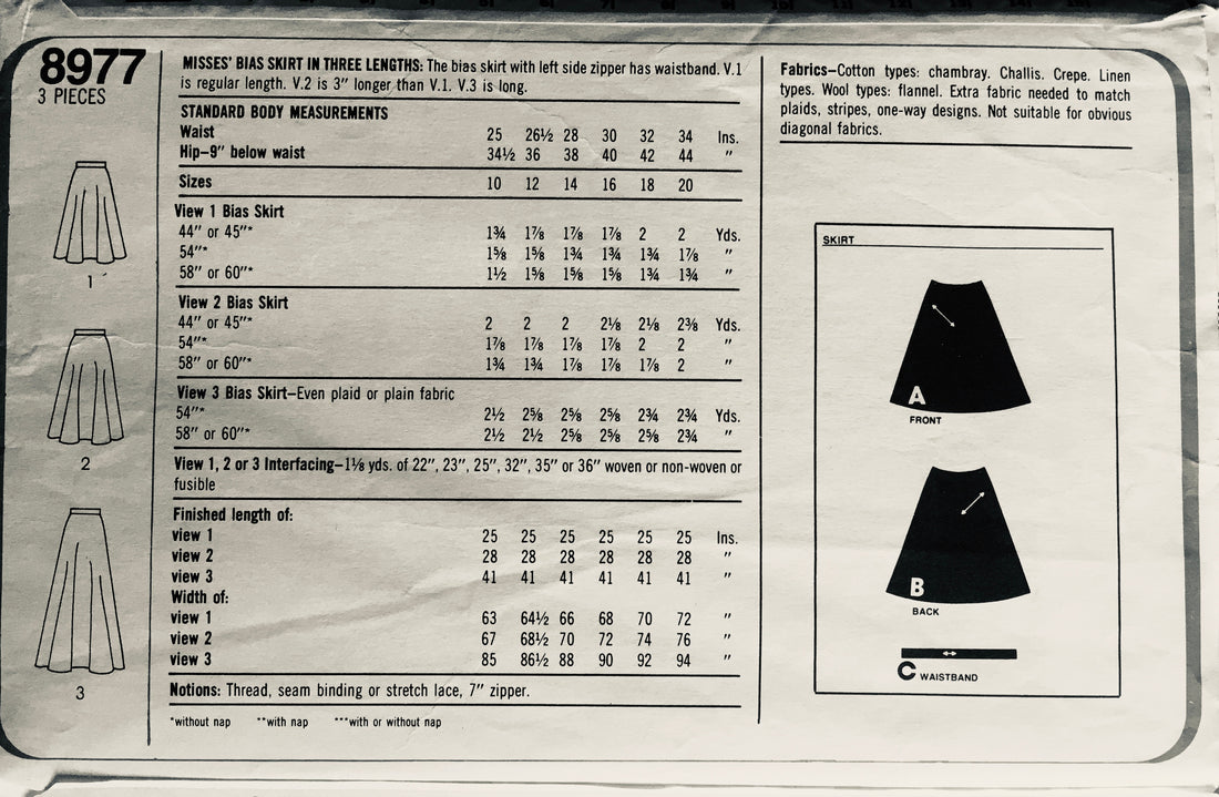 Simplicity 8977 Sewing Pattern (Vintage) CUT