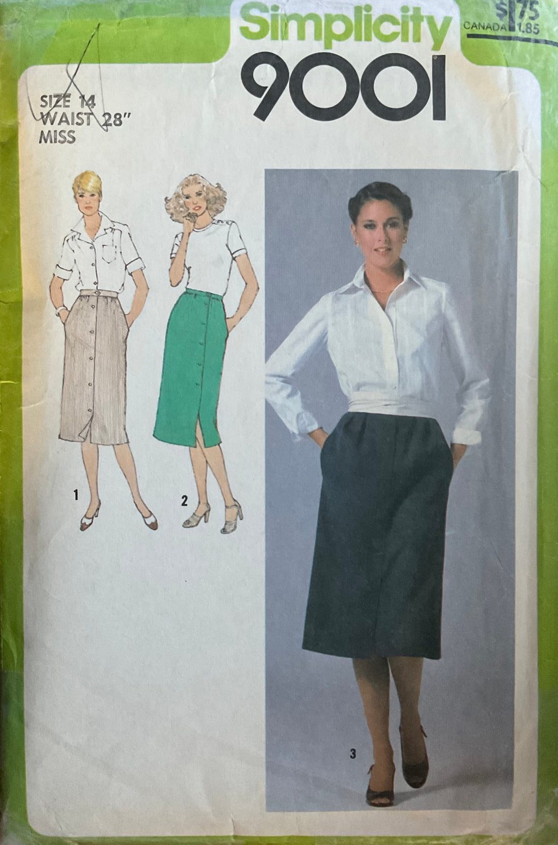 Simplicity 9001 Sewing Pattern (Vintage) CUT