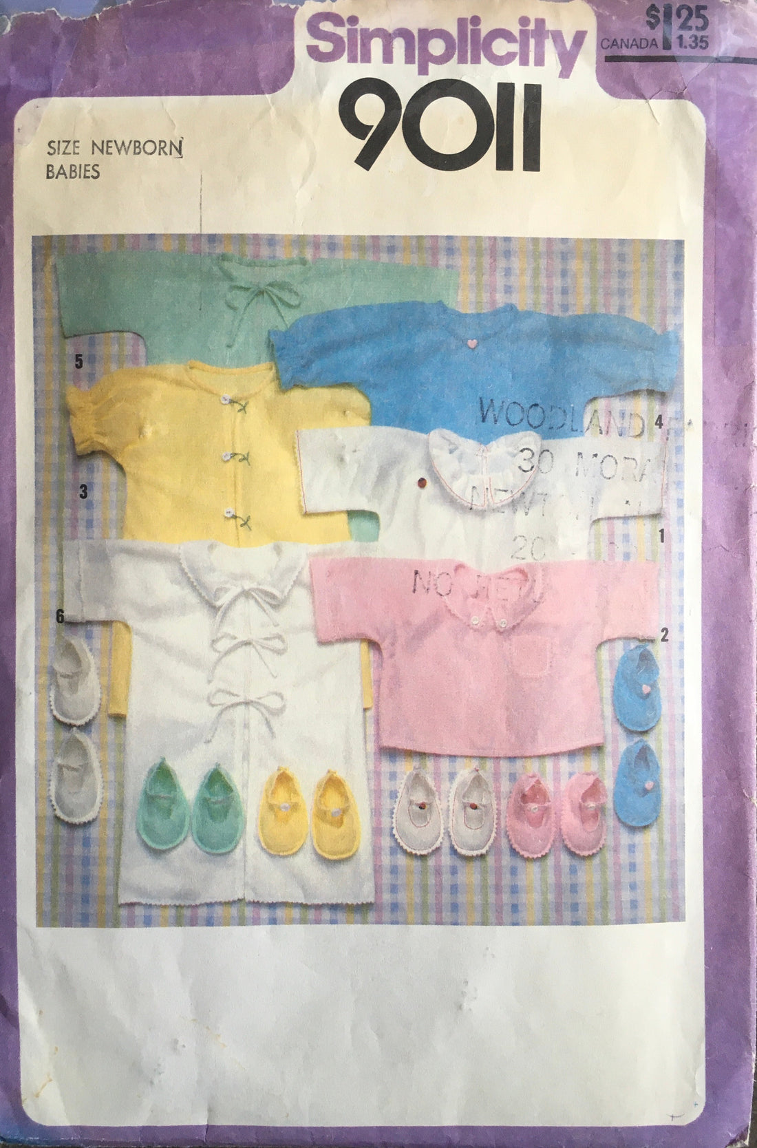Simplicity 9011 Sewing Pattern (Vintage) UNCUT/CUT