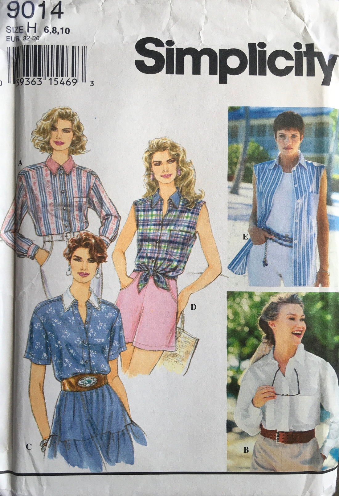 Simplicity 9014 Sewing Pattern (Vintage) UNCUT/CUT