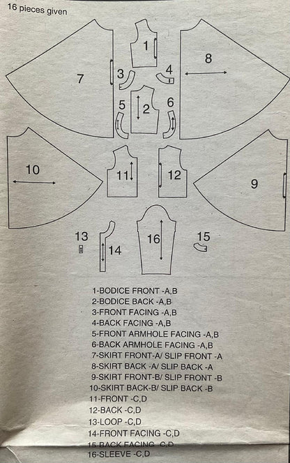 Simplicity 9018 Sewing Pattern (Vintage) CUT