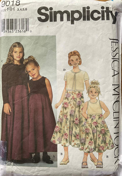 Simplicity 9018 Sewing Pattern (Vintage) CUT