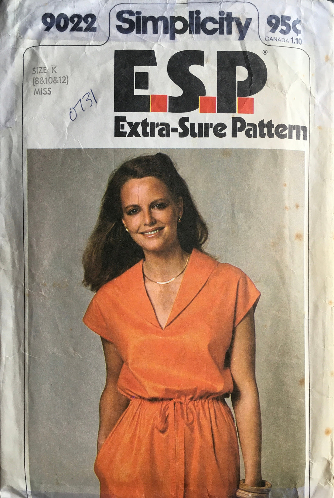 Simplicity 9022 Sewing Pattern (Vintage) CUT