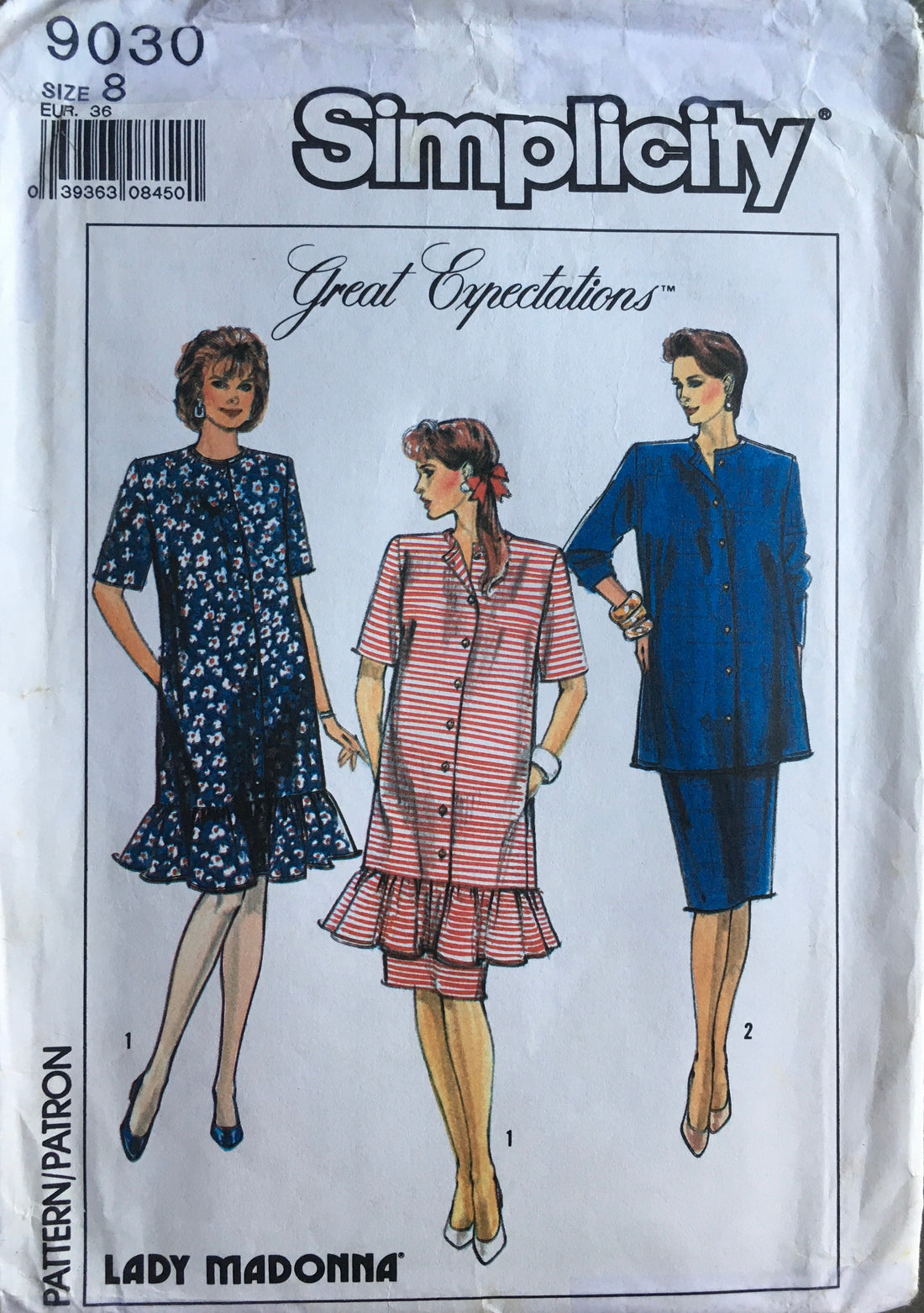 Simplicity 9030 Sewing Pattern (Vintage) CUT