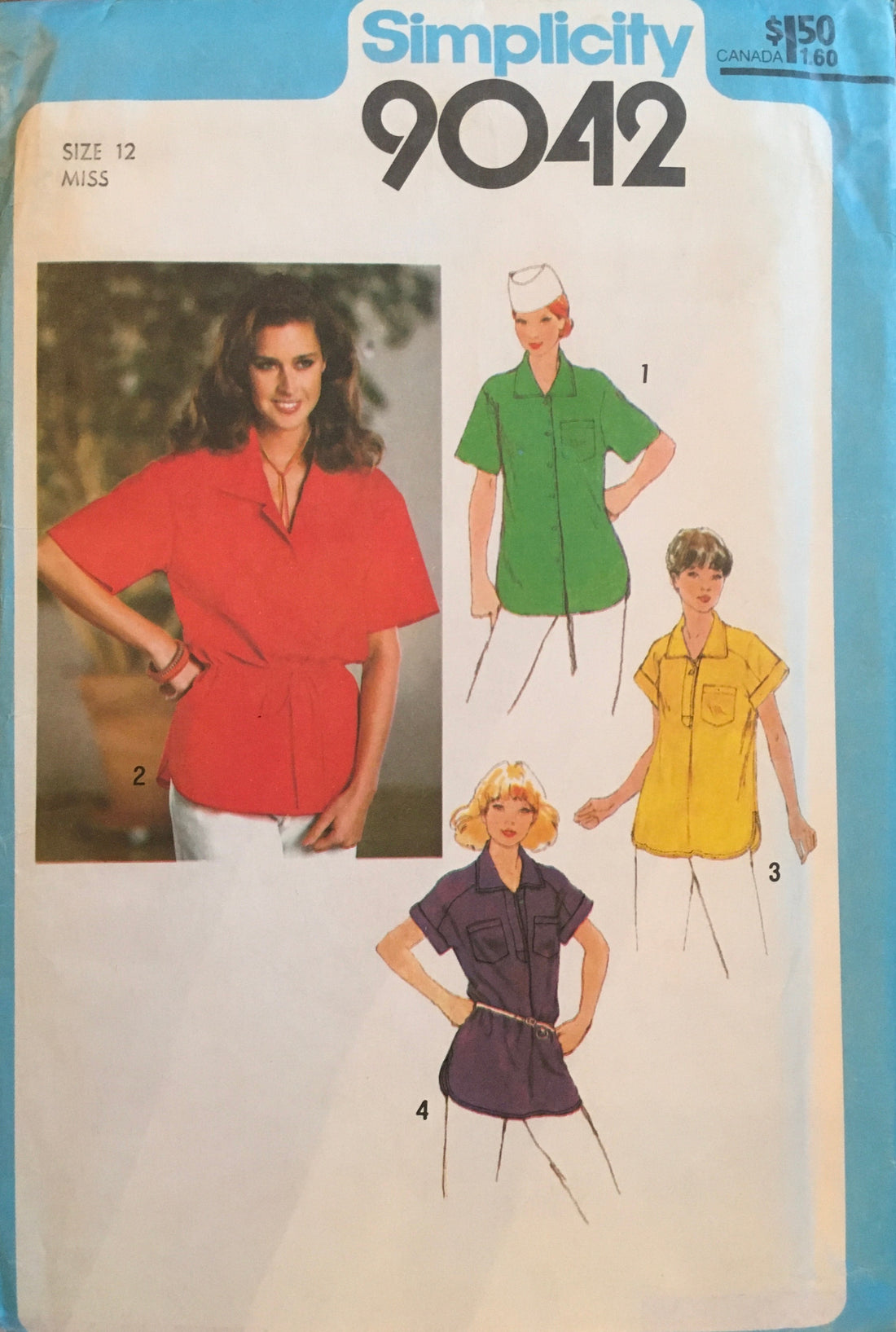 Simplicity 9042 Sewing Pattern (Vintage) UNCUT