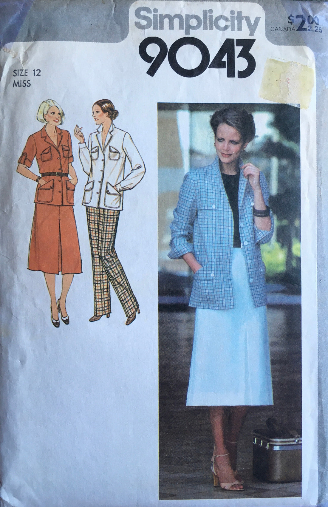 Simplicity 9043 Sewing Pattern (Vintage) CUT