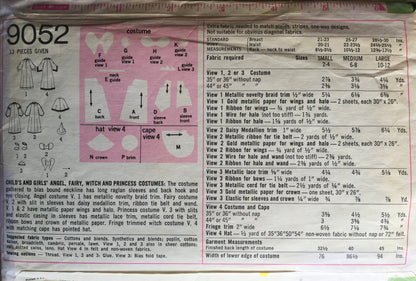 Simplicity 9052 Sewing Pattern (Vintage) CUT