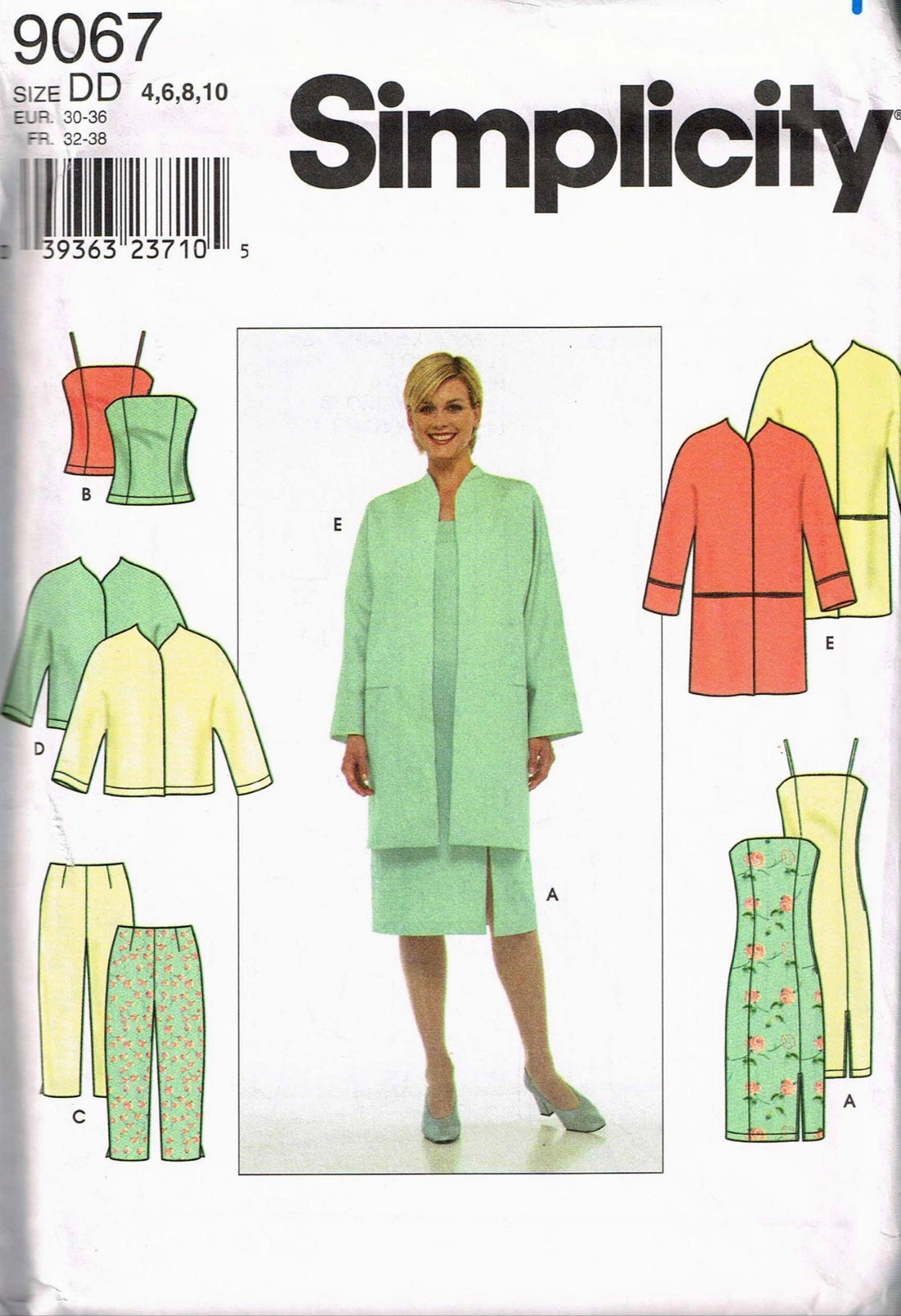 Simplicity 9067 Sewing Pattern (Vintage) CUT