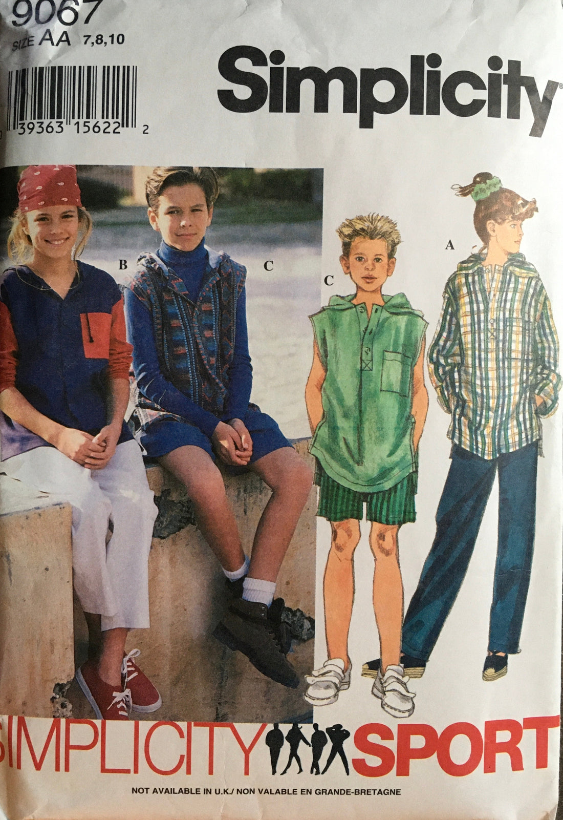 Simplicity 9067 Sewing Pattern (Vintage) UNCUT