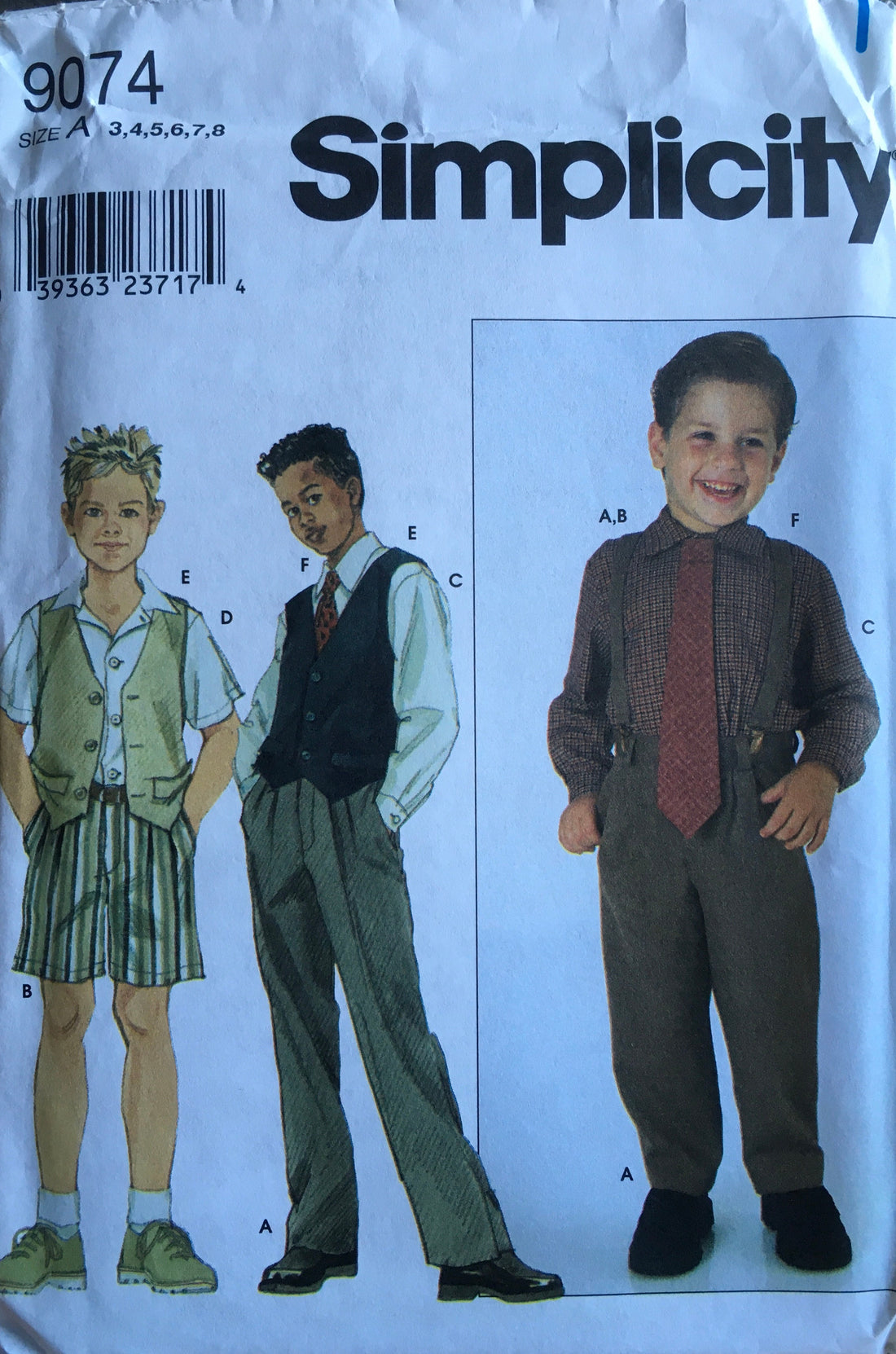 Simplicity 9074 Sewing Pattern (Vintage) UNCUT