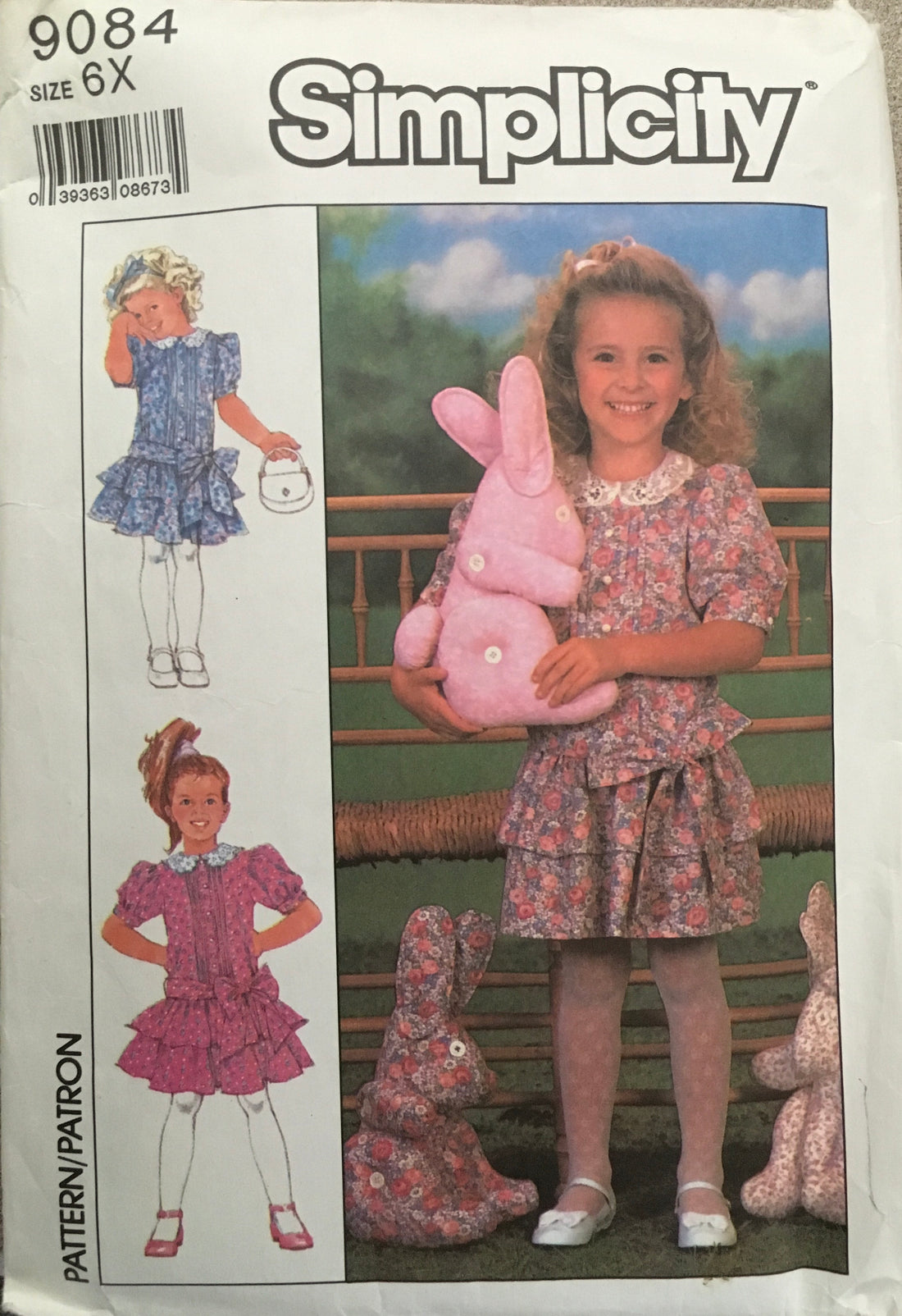 Simplicity 9084 Sewing Pattern (Vintage) CUT