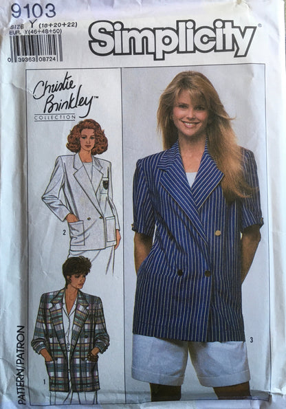 Simplicity 9103 Sewing Pattern (Vintage) UNCUT