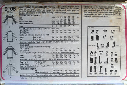 Simplicity 9105 Sewing Pattern (Vintage) CUT