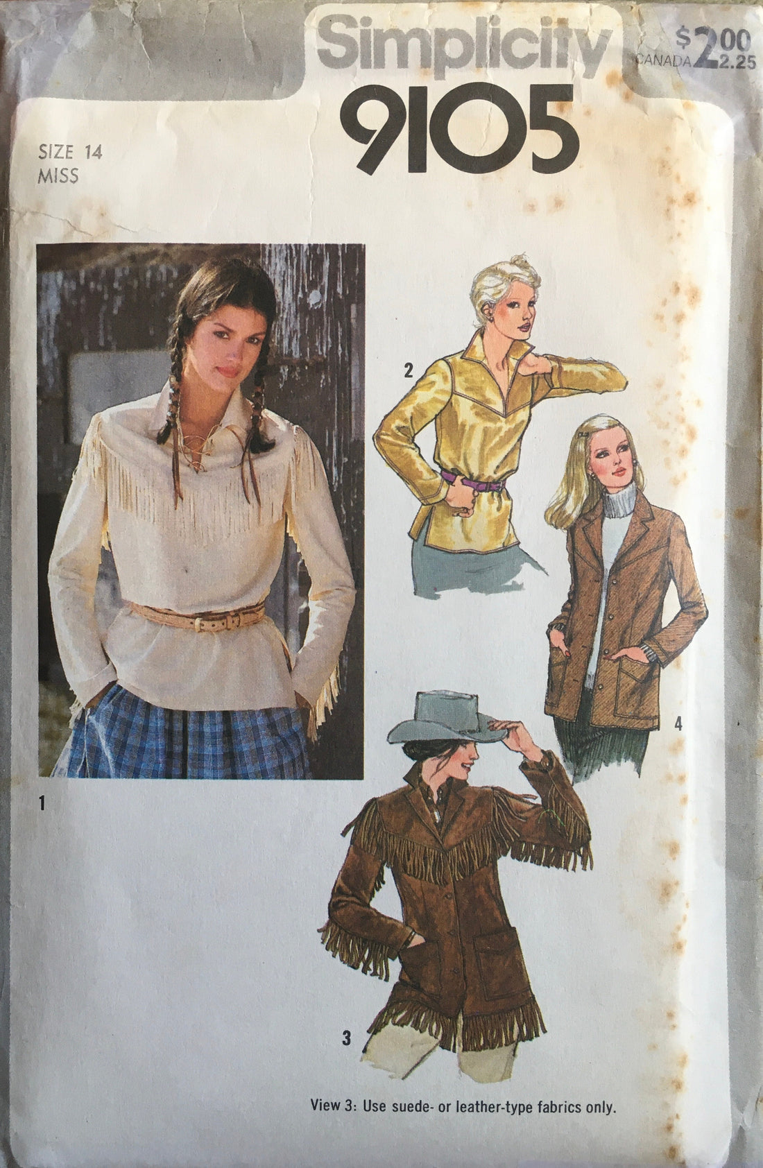 Simplicity 9105 Sewing Pattern (Vintage) CUT