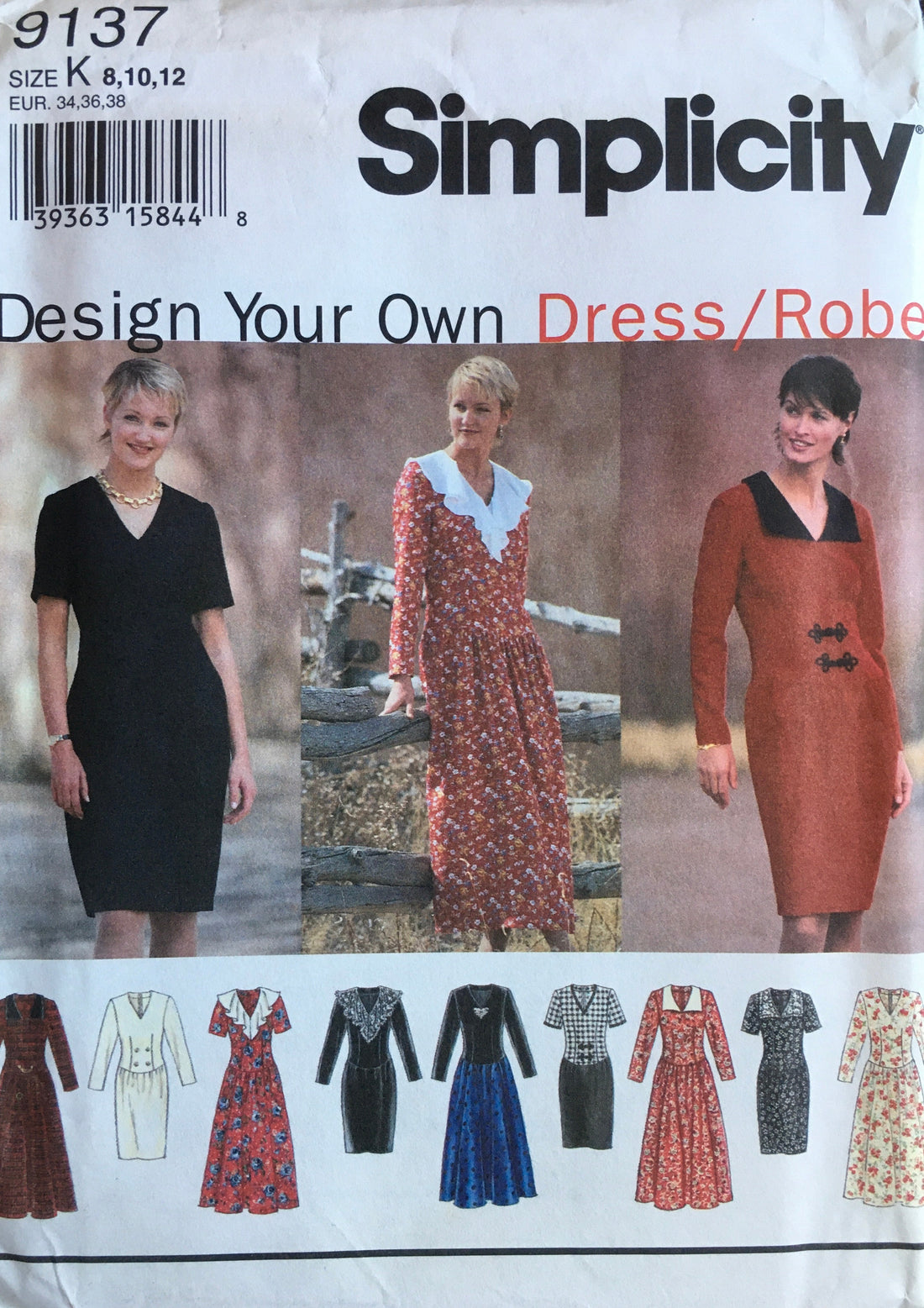 Simplicity 9137 Sewing Pattern (Vintage) UNCUT