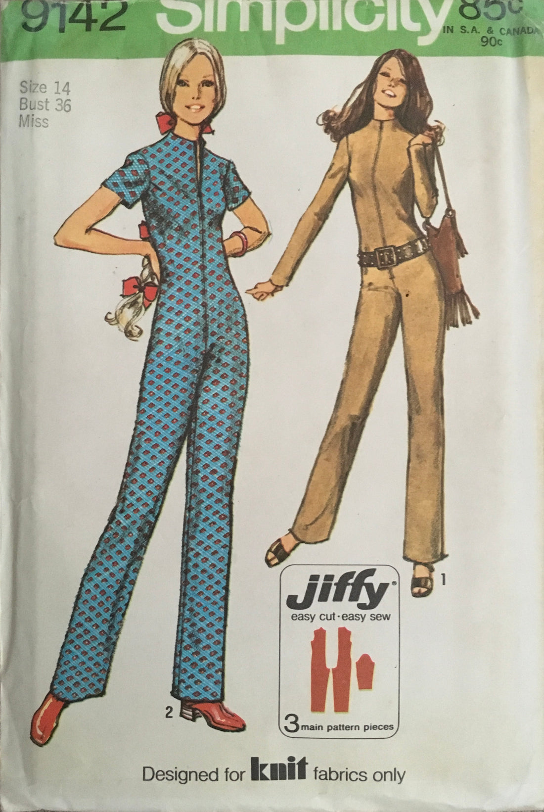 Simplicity 9142 Sewing Pattern (Vintage) UNCUT/CUT