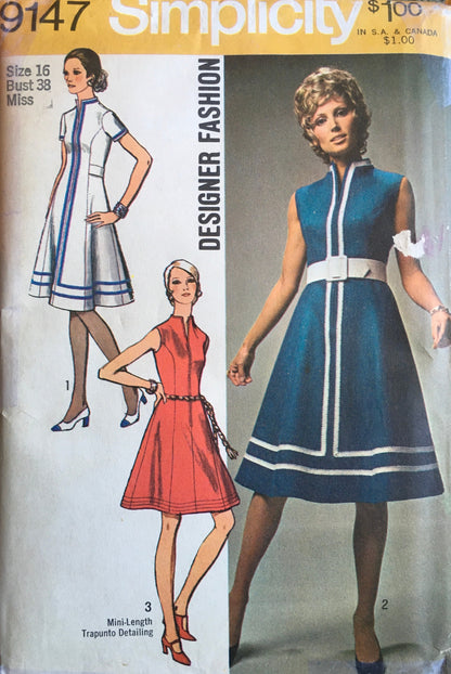 Simplicity 9147 Sewing Pattern (Vintage) UNCUT