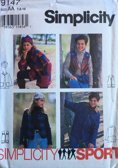 Simplicity 9147 Sewing Pattern (Vintage) UNCUT