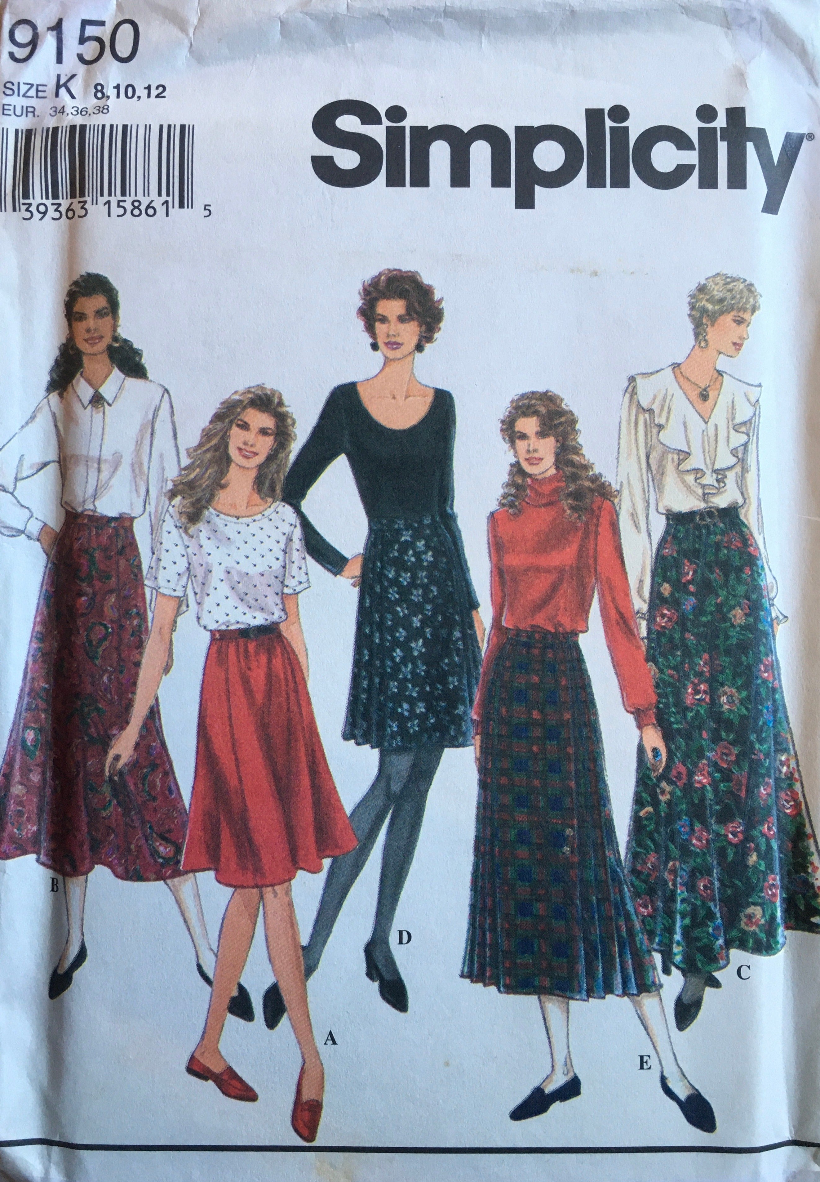 Simplicity 9150 Sewing Pattern (Vintage) UNCUT