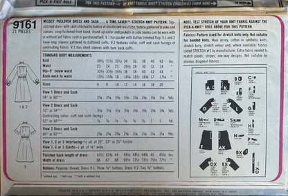 Simplicity 9161 Sewing Pattern (Vintage) UNCUT