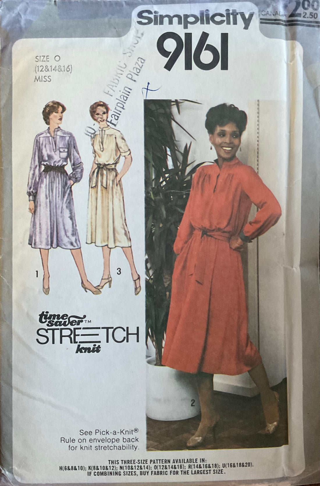 Simplicity 9161 Sewing Pattern (Vintage) UNCUT