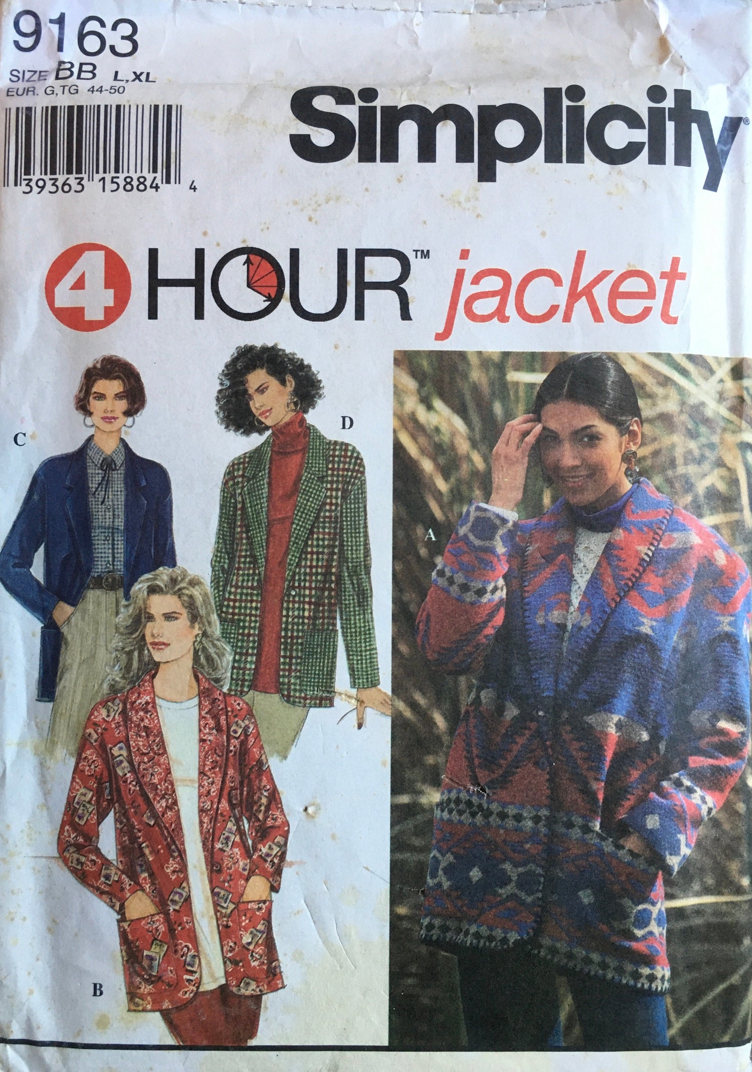 Simplicity 9163 Sewing Pattern (Vintage) UNCUT