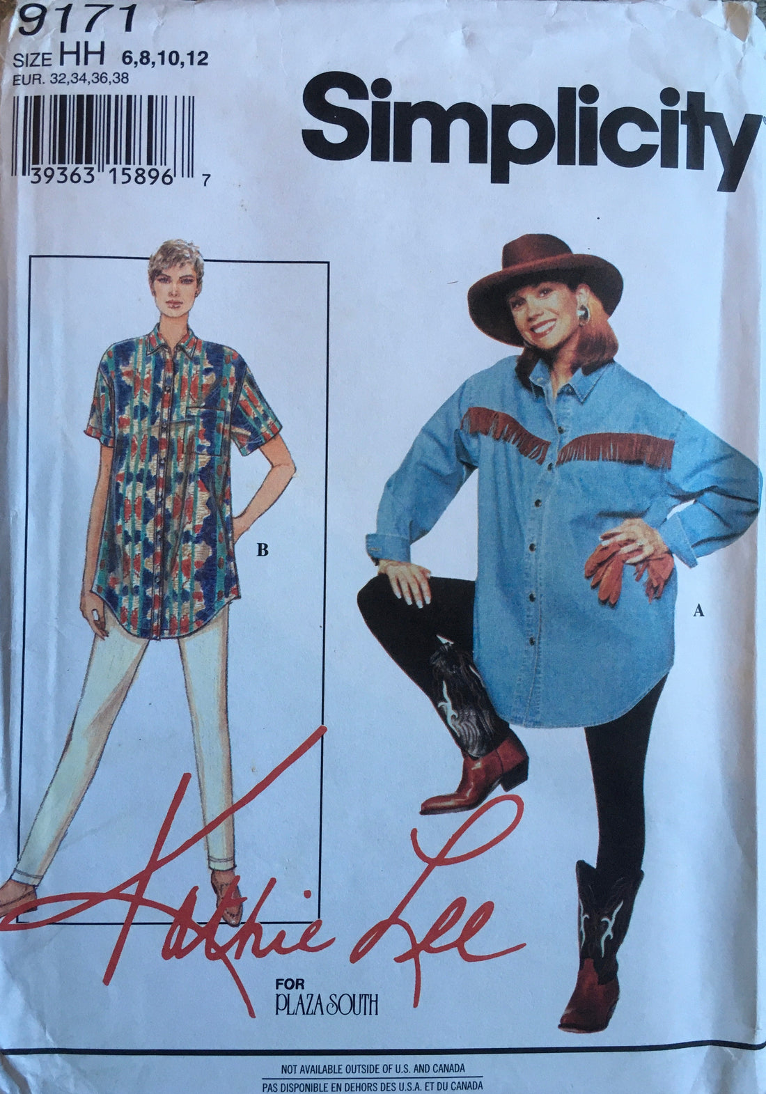 Simplicity 9171 Sewing Pattern (Vintage) UNCUT