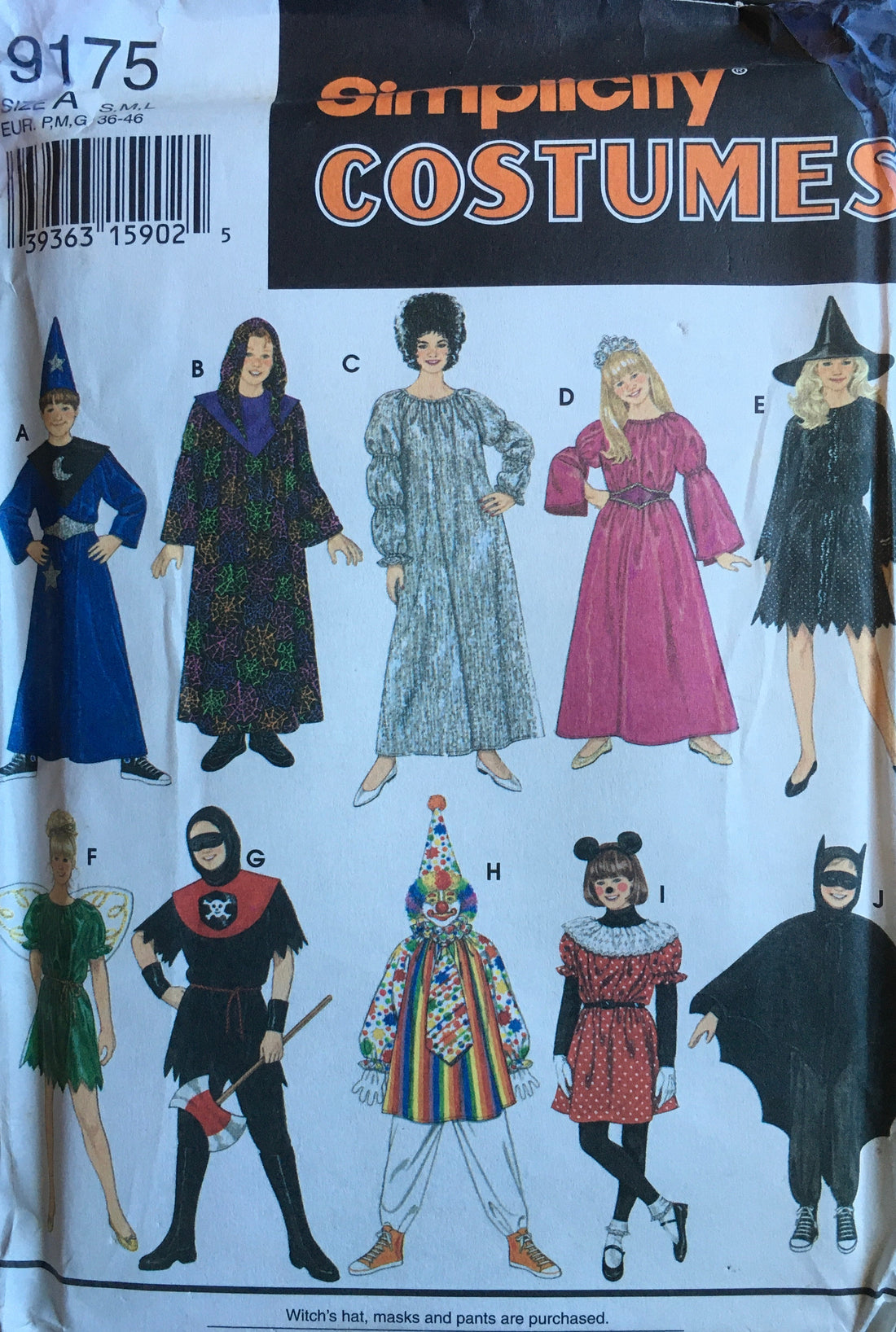 Simplicity 9175 Sewing Pattern (Vintage) UNCUT