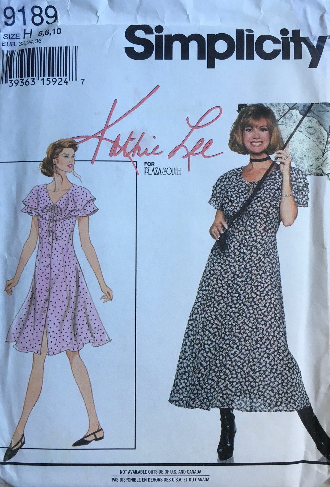 Simplicity 9189 Sewing Pattern (Vintage) UNCUT