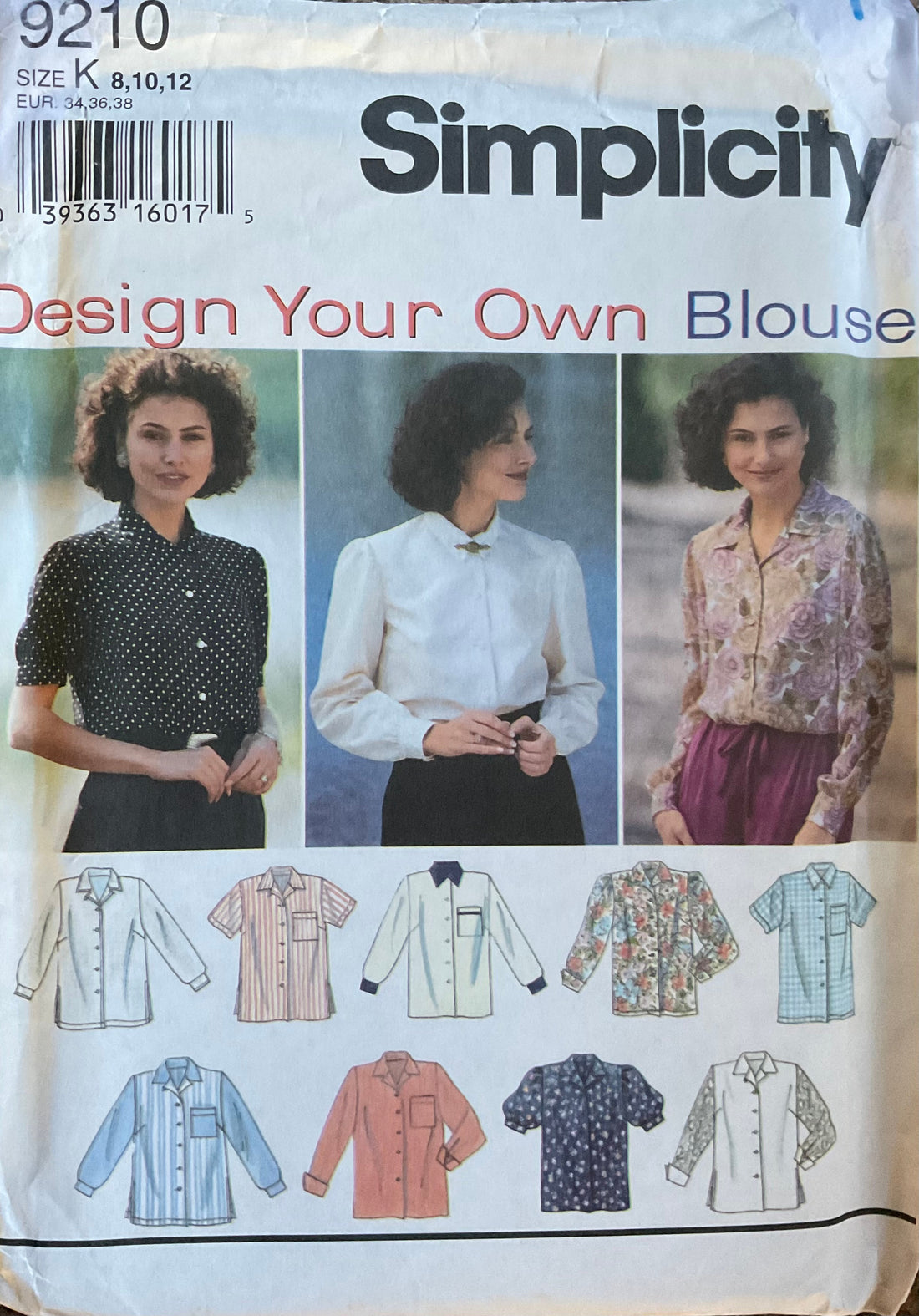 Simplicity 9210 Sewing Pattern (Vintage) UNCUT