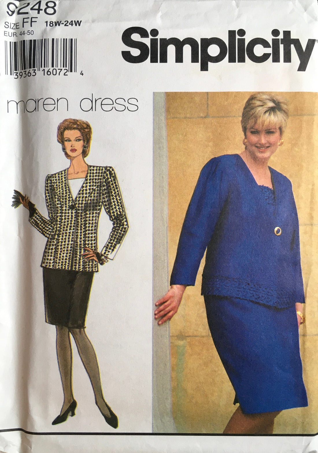 Simplicity 9248 Sewing Pattern (Vintage) UNCUT