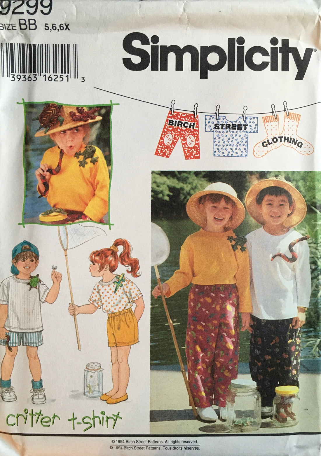 Simplicity 9299 Sewing Pattern (Vintage) UNCUT