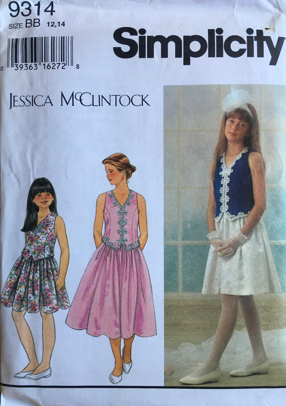 Simplicity 9314 Sewing Pattern (Vintage) UNCUT