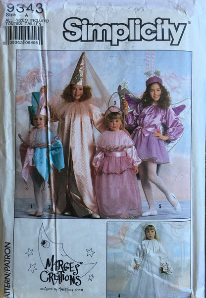 Simplicity 9343 Sewing Pattern (Vintage) CUT