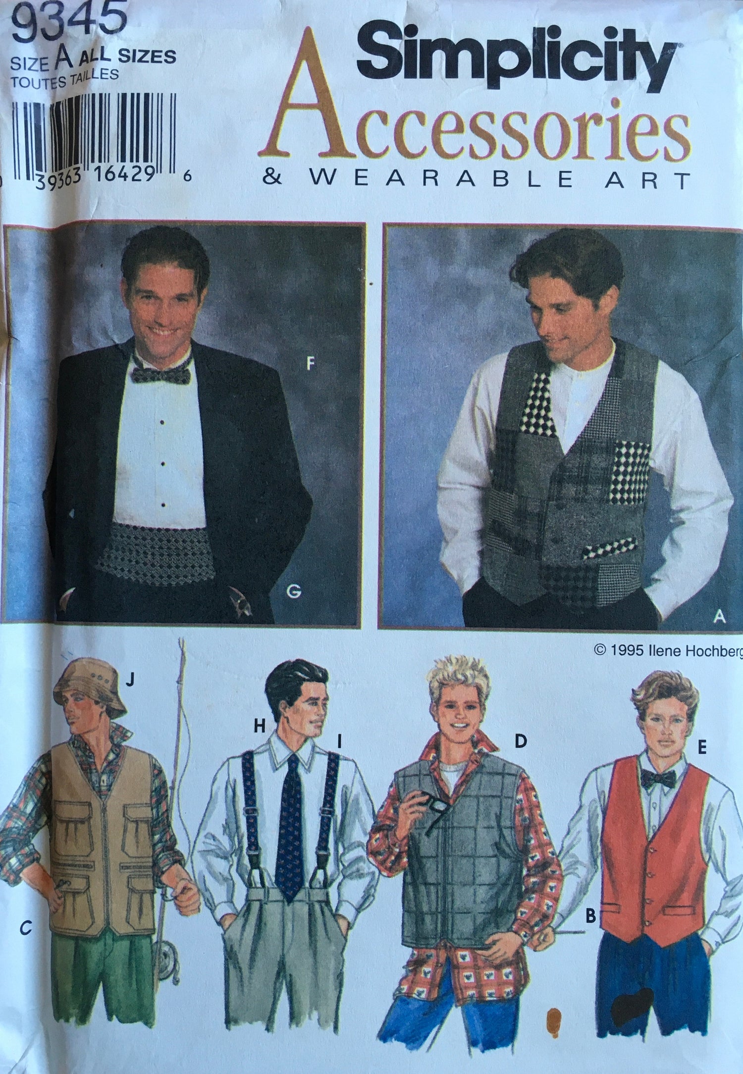 Simplicity 9345 Sewing Pattern (Vintage) UNCUT