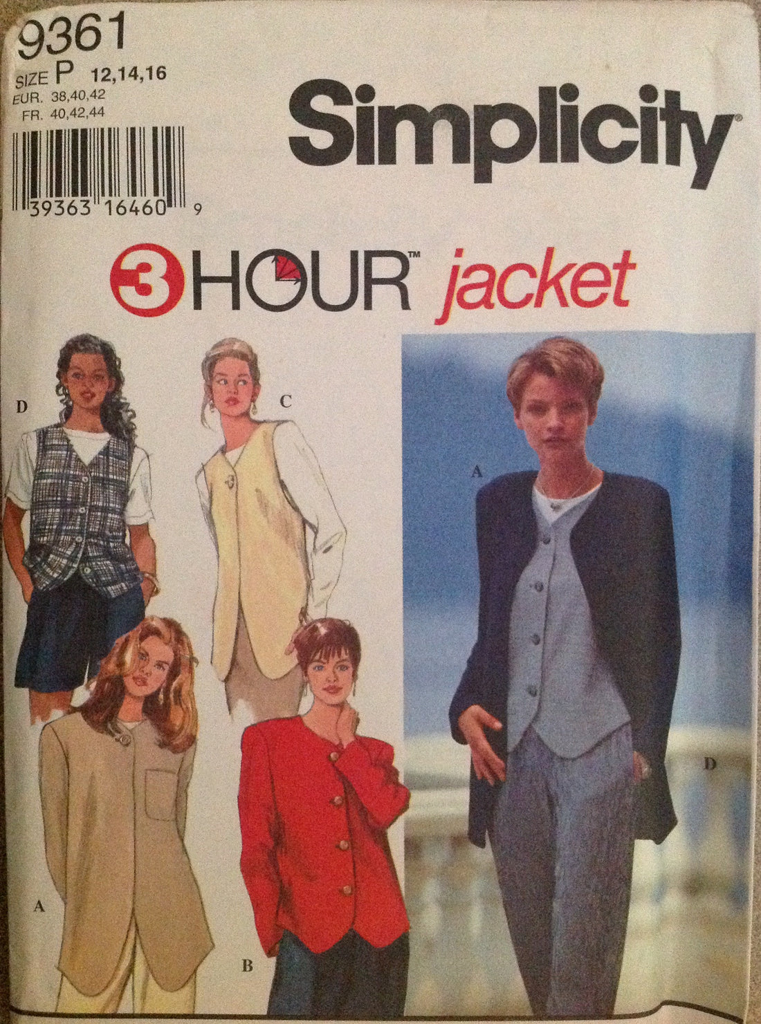 Simplicity 9361 Sewing Pattern (Vintage) UNCUT/CUT