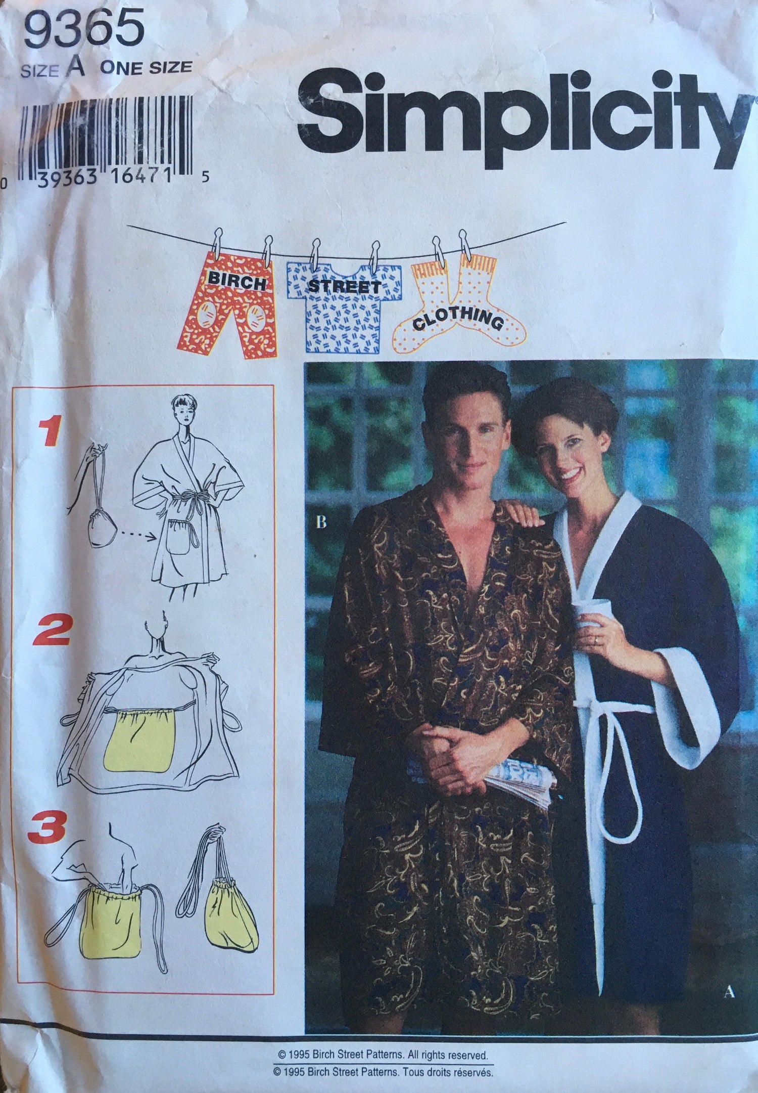 Simplicity 9365 Sewing Pattern (Vintage) UNCUT