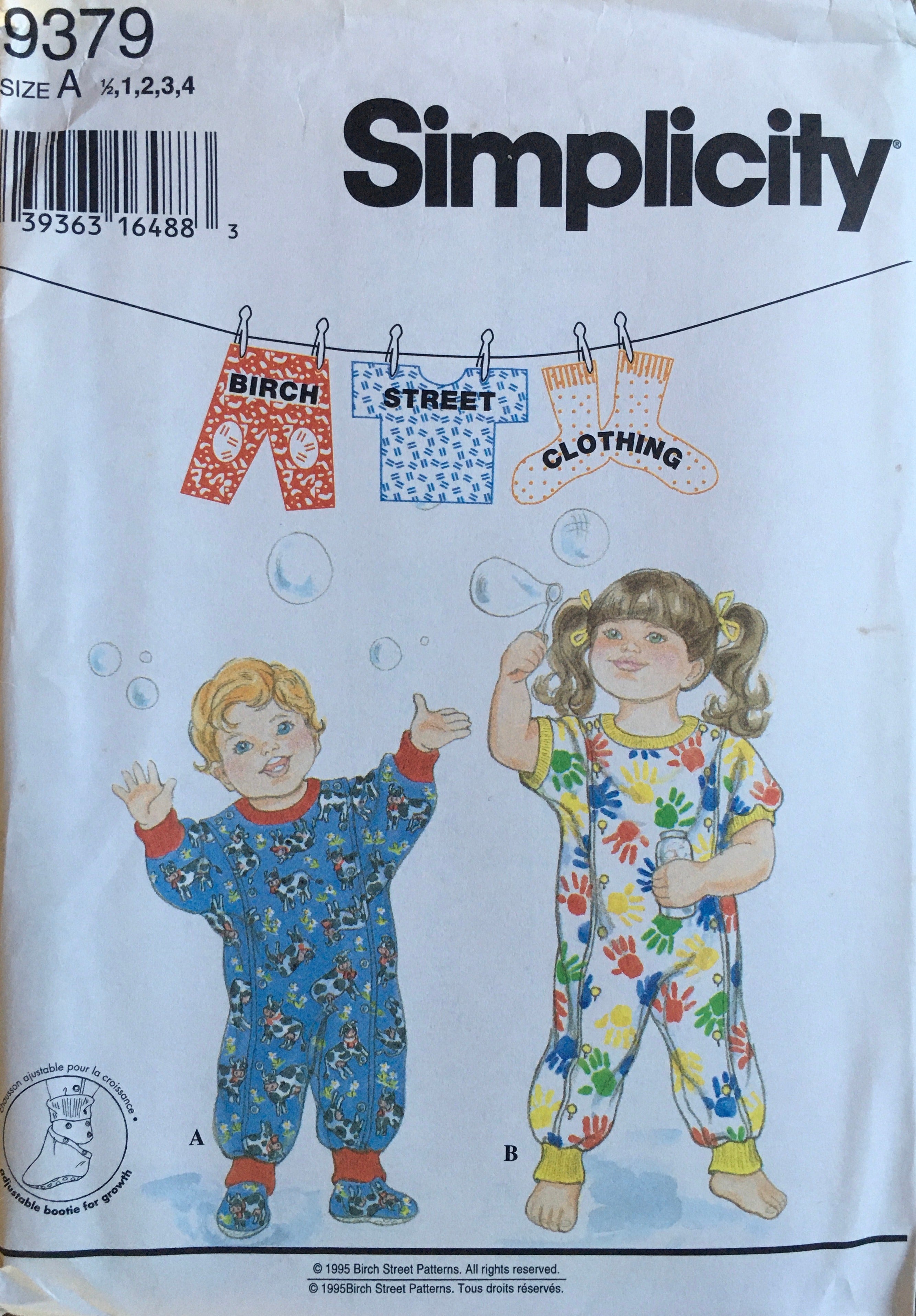 Simplicity 9379 Sewing Pattern (Vintage) UNCUT