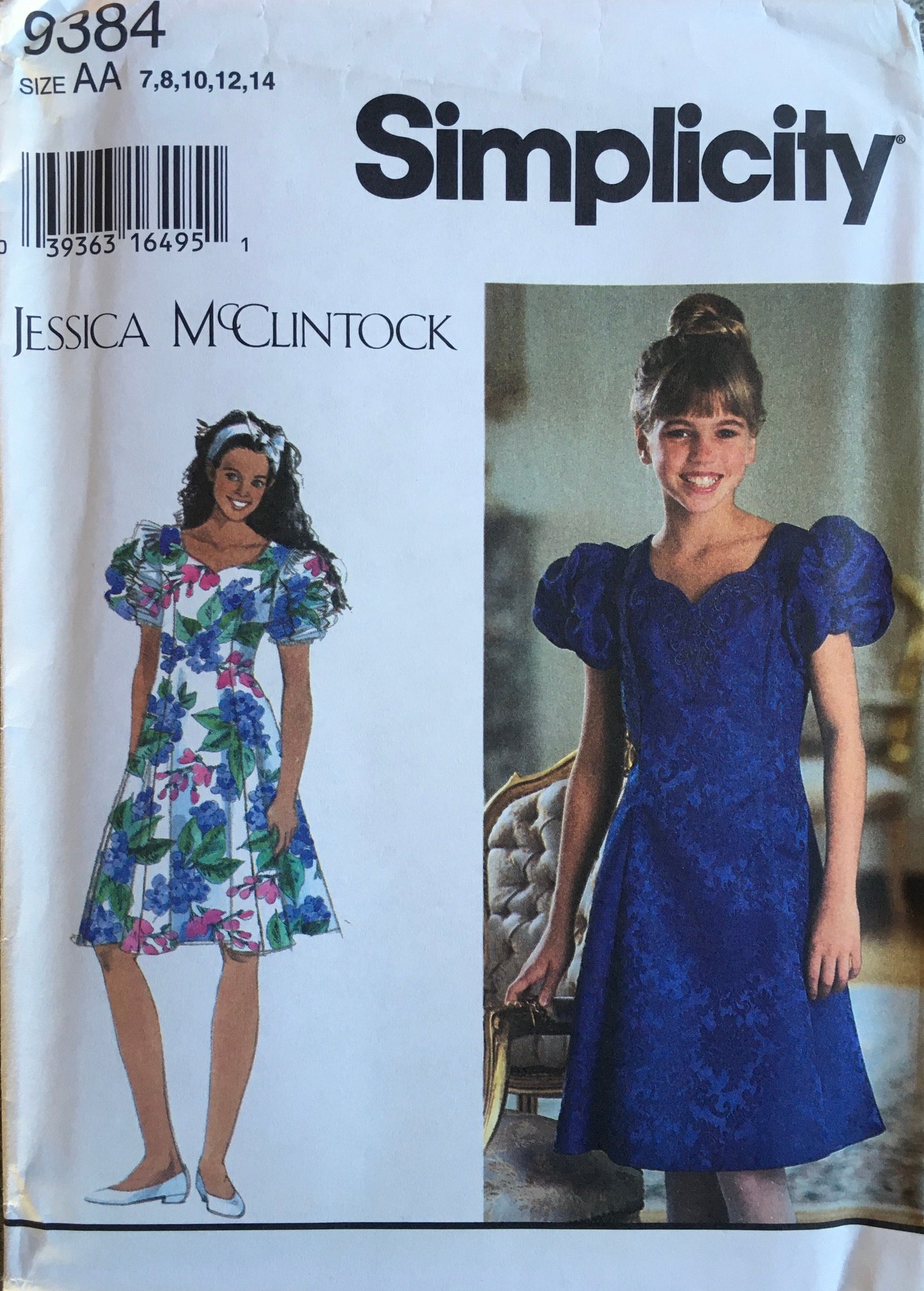 Simplicity 9384 Sewing Pattern (Vintage) UNCUT