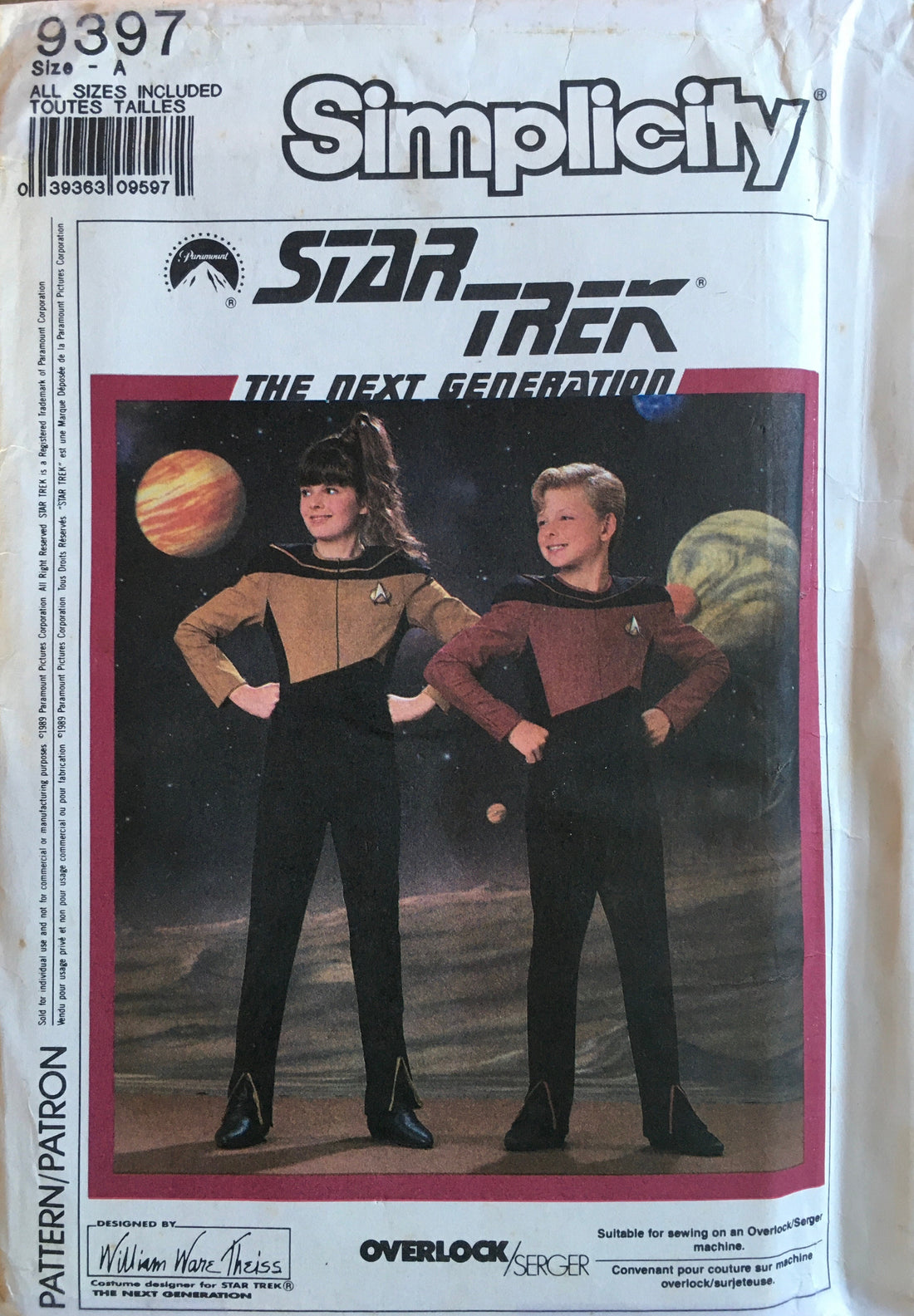 Simplicity 9397 Sewing Pattern (Vintage) UNCUT