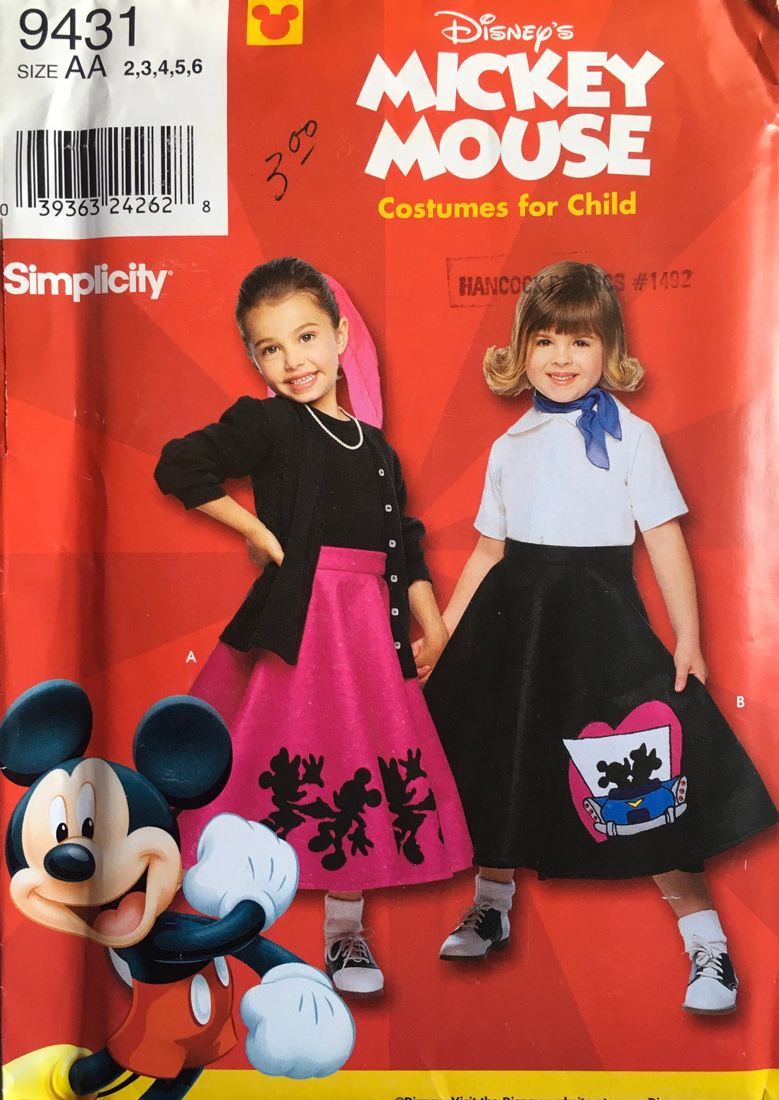 Simplicity 9431 Sewing Pattern (Vintage) UNCUT